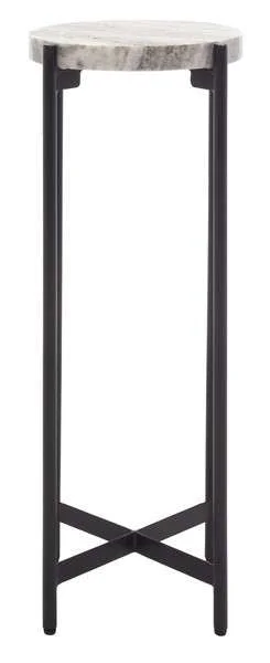 Safavieh Hames Drink Table – Sand Brown Marble Top