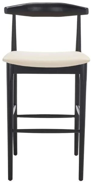 Safavieh Lionel Retro Bar Stool – Black