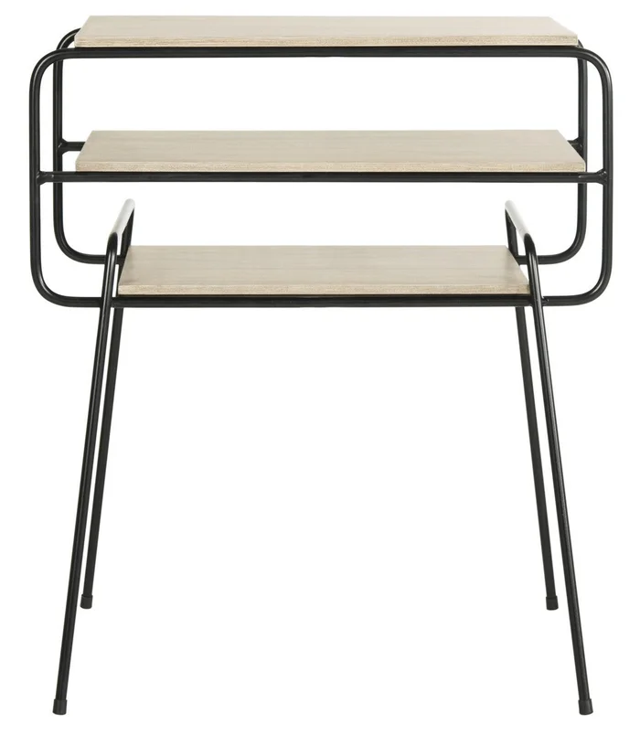 Safavieh Marcel Retro Mid Century Three Tier End Table – Light,Grey