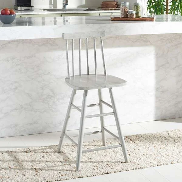 Safavieh May Wood Counter Stool – Gray
