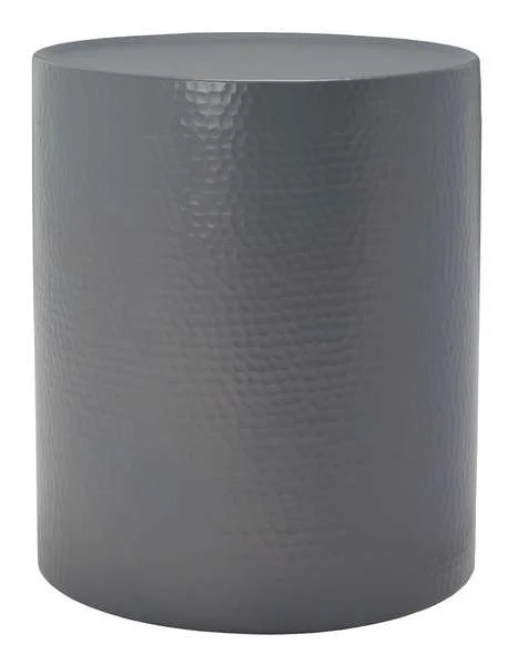 Safavieh Polonium Occasional Hammered Table – Dark Gray