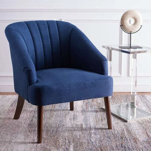 Safavieh Quenton Accent Chair – Navy