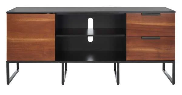 Safavieh Vance 1 Door 2 Drawer 2 Shelf Media Stand – Brown