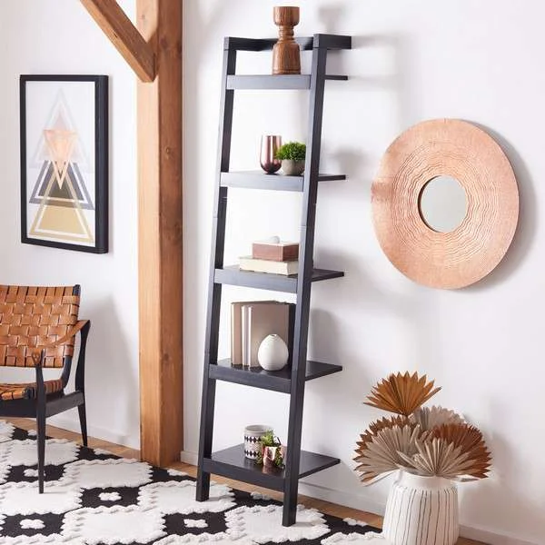 Safavieh Yassi 5 Tier Leaning Etagere – Black