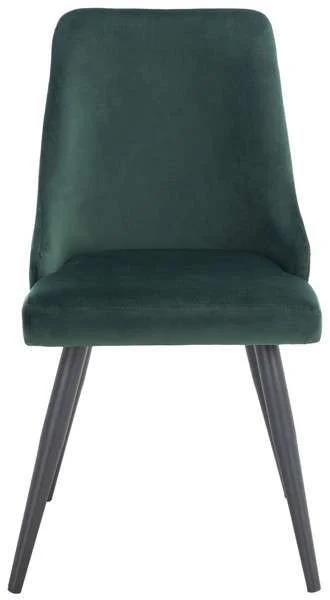 Safavieh Zoi Upholstered Dining Chair Set Of 2 – Malachite Green