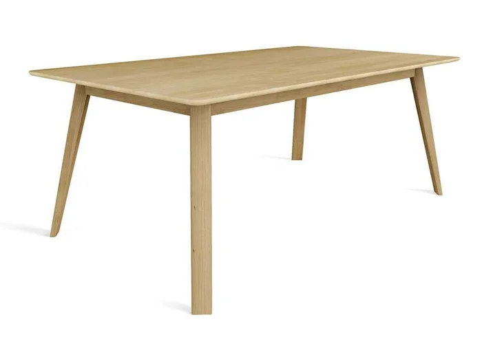 Saloom Furniture – Alton Dining Table 36 x 48 x 29 in Natural – SSWI-3648-ALT-Natural-G