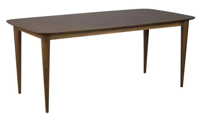 Saloom Furniture – Cona Dining Table 42 x 80 x 29 in Walnut – SCWQ-4280-CON-Walnut-G