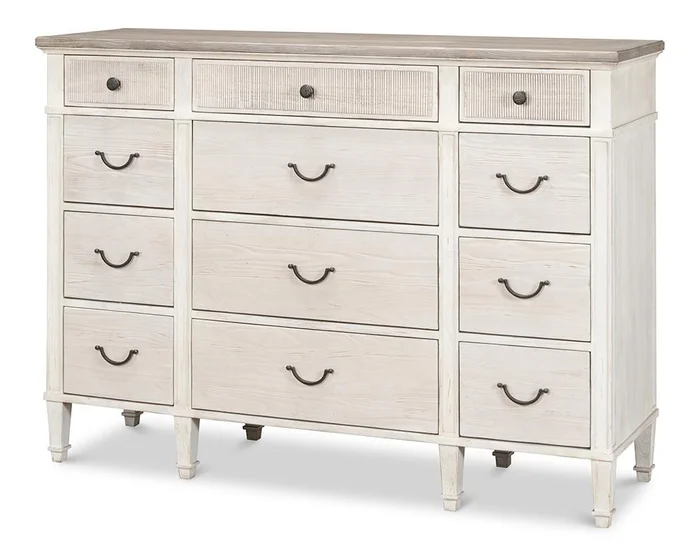 Sarreid Ltd – Dalmar Bungalow Dresser – White – 53288