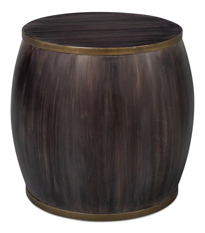 Sarreid Ltd – Details Side Table – Brown – 53880