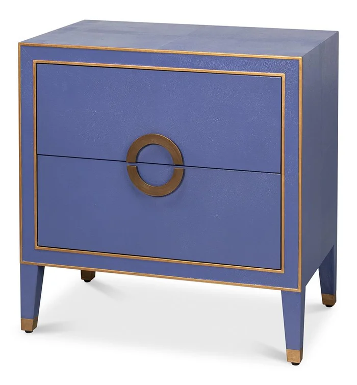 Sarreid Ltd – Gabriella Night Stand, Quiet Shade – 54001-1