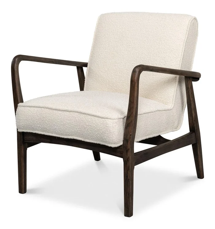 Sarreid Ltd – Ryder Chair – Ivory – 53854