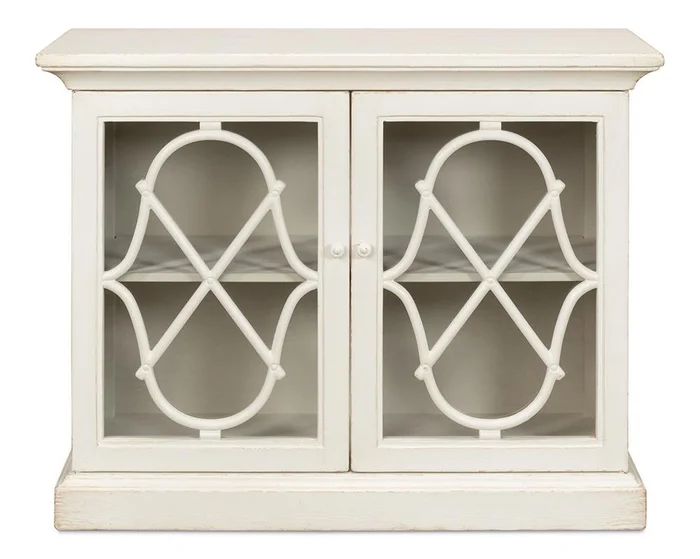 Sarreid Ltd – Sonya Commode, Antique White – 53677-3