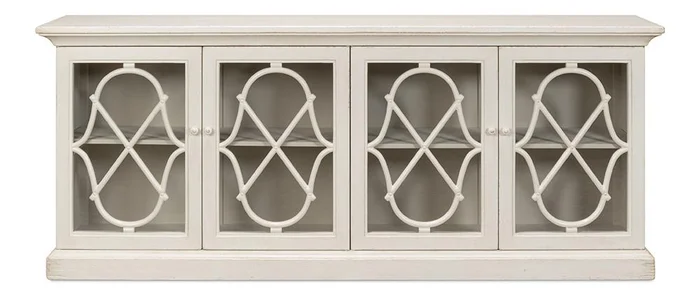 Sarreid Ltd – Sonya Sideboard, Antique White – 53681-3