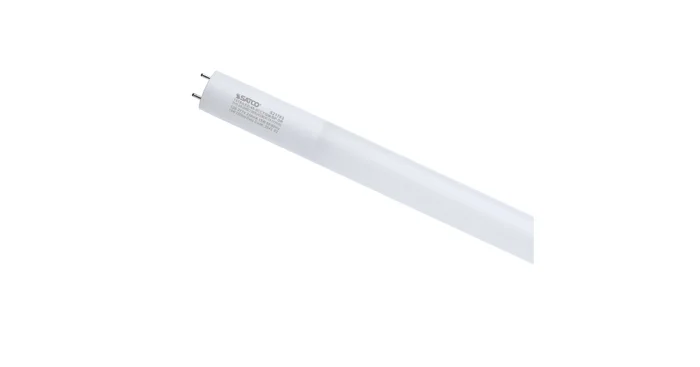 Satco Lighting 15 Watt Dimmable T8 Bi Pin (G13) LED Bulb- 2200 Lumens, 3000K, 3500K, 4000K, 5000K, 6500K, and 80CRI