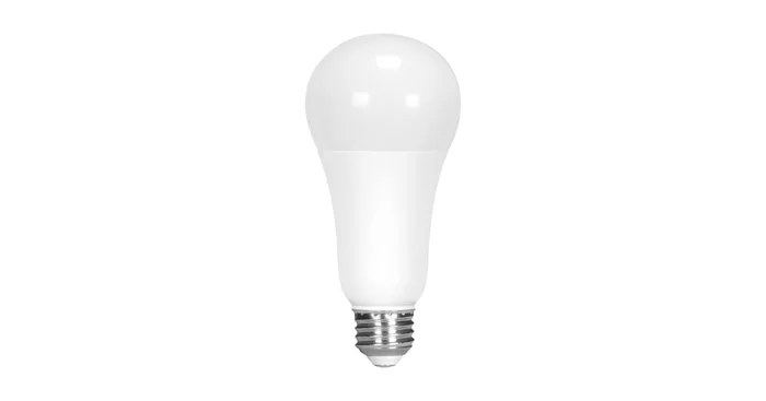 Satco Lighting Single 16.5 Watt Dimmable A19 Medium (E26) LED Bulb – 1,600 Lumens, 2700K, and 90CRI