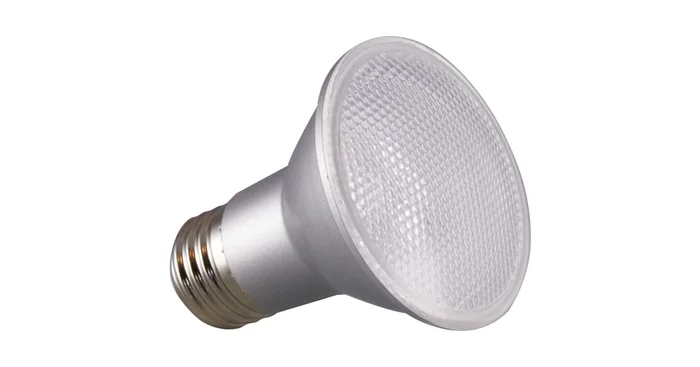 Satco Lighting Single 6.5 Watt Dimmable PAR20 Medium (E26) LED Bulb – 520 Lumens, 4000K