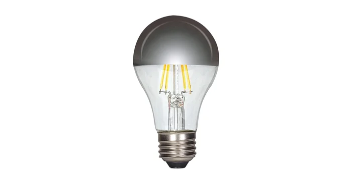 Satco Lighting Single 6 Watt Vintage Edison Dimmable A19 Medium (E26) LED Bulb – 650 Lumens, 2700K, and 90CRI