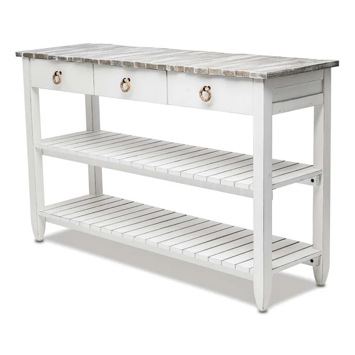 Sea Winds – Picket Fence Entertainment Center – B78219-GREY/BLANC