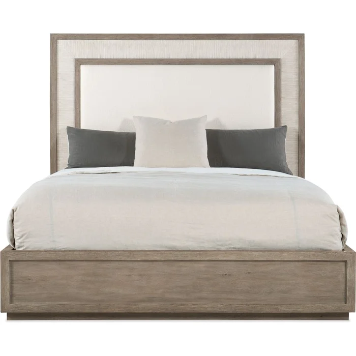 Serenity Rookery King Upholstered Panel Bed