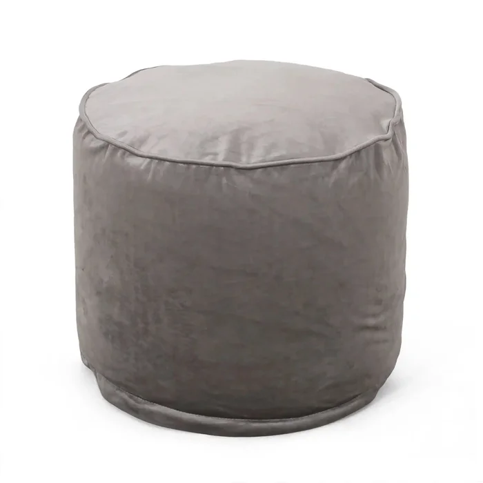 Shimon – Cylinder Pouf Ottoman And Floor Cushion