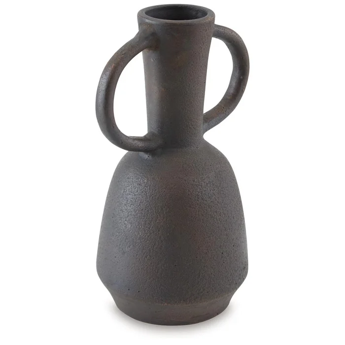 Signature Design by Ashley – Aadeen Vase in Distressed Brown – A2000673