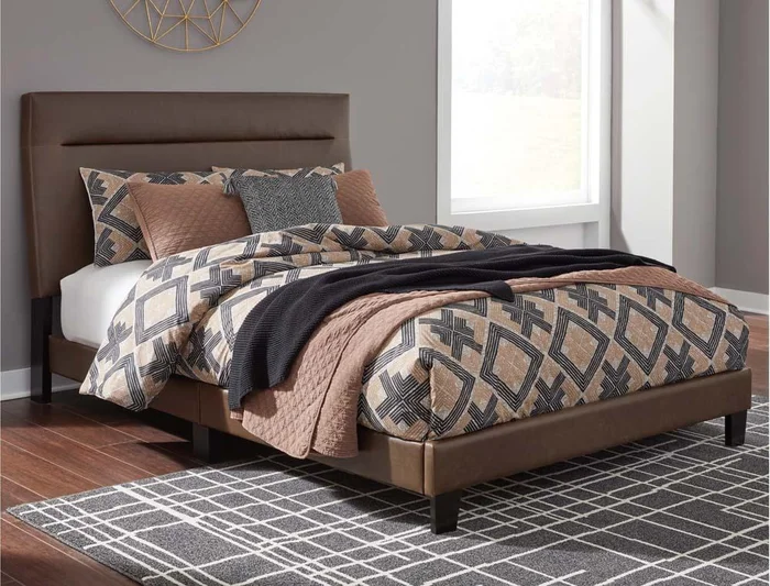 Signature Design by Ashley – Adelloni King Uph Hdbd/Ftbd/Roll Slats in Multi – B080-482