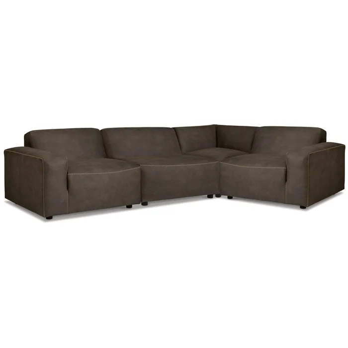 Signature Design by Ashley – Allena 4-Piece Sectional in Gunmetal