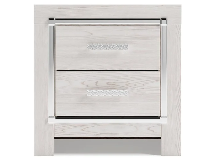 Signature Design by Ashley – Altyra Two Drawer Night Stand in White – B2640-92