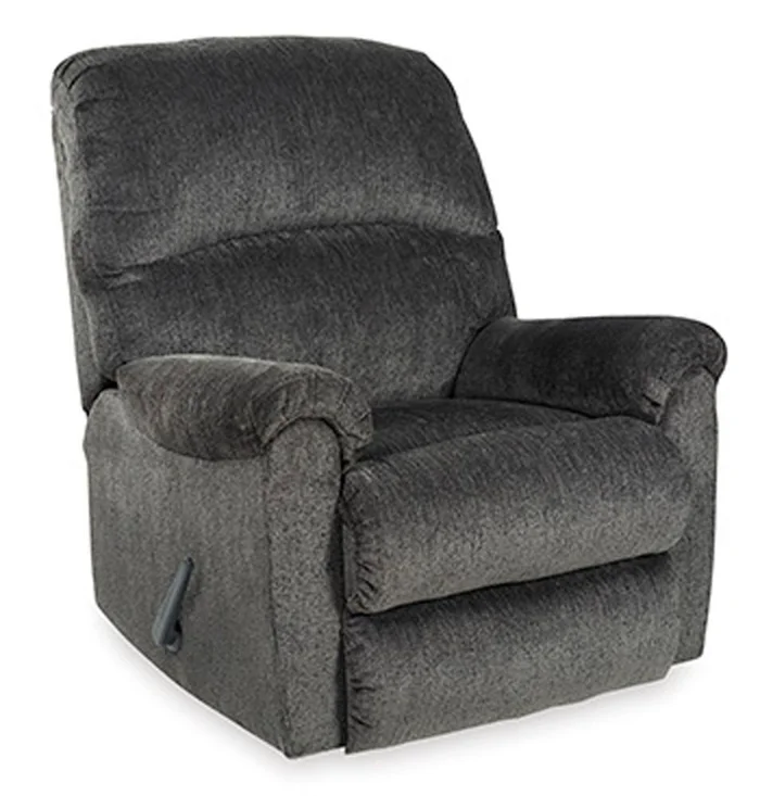 Signature Design by Ashley – Ballinasloe Rocker Recliner in Smoke – 8070325
