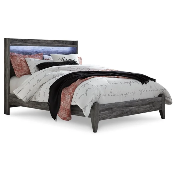 Signature Design by Ashley – Baystorm Queen Panel Bed in Gray
