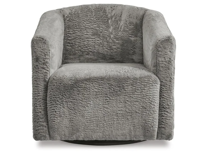 Signature Design by Ashley – Bramner Swivel Accent Chair in Charcoal – A3000330