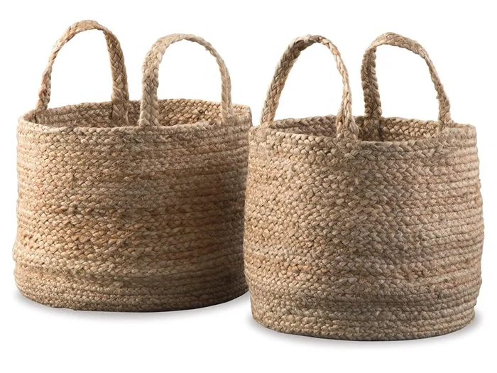 Signature Design by Ashley – Brayton Basket Set (Set of 2) in Natural – A2000094