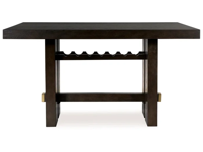 Signature Design by Ashley – Burkhaus Rect Dining Room Counter Table in Beige/Dark Brown – D984-32