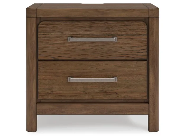 Signature Design by Ashley – Cabalynn Two Drawer Night Stand in Light Brown – B974-92
