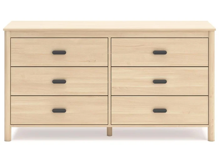 Signature Design by Ashley – Cabinella Six Drawer Dresser in Natural – EB2444-231
