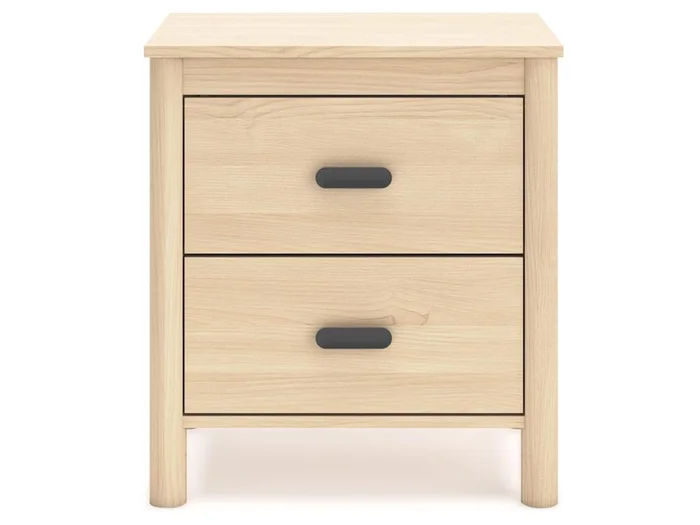 Signature Design by Ashley – Cabinella Two Drawer Night Stand in Natural – EB2444-292