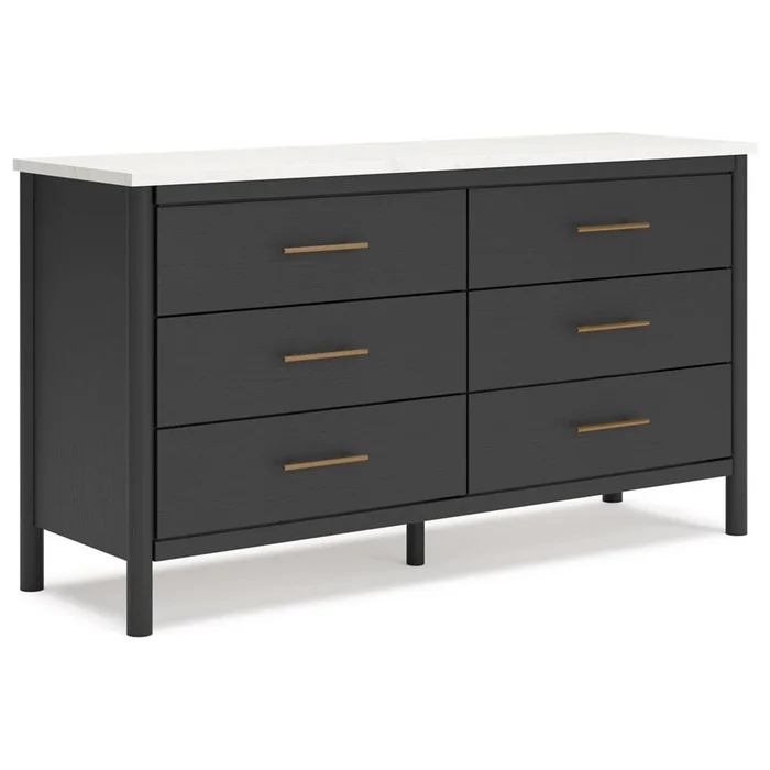 Signature Design by Ashley – Cadmori Six Drawer Dresser in Black – B2616-231