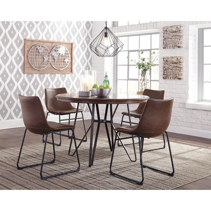 Signature Design by Ashley – Centiar Dining Table And 4 Chairs in Two-ToneBrown