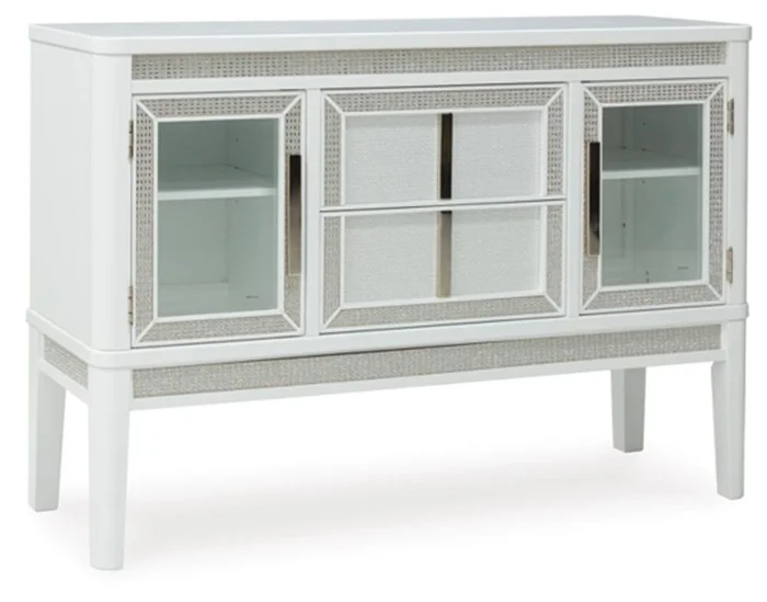 Signature Design by Ashley – Chalanna Dining Room Server in White – D822-60