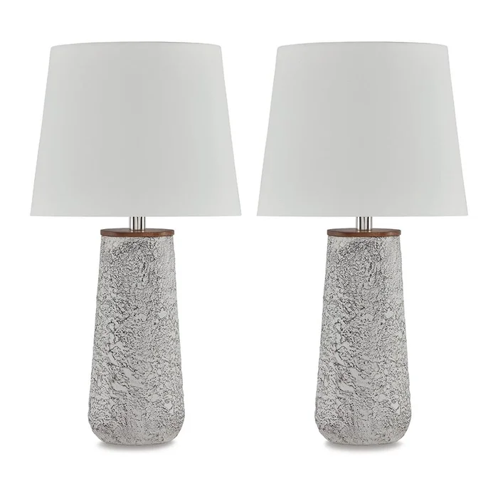 Signature Design by Ashley – Chaston Metal Table Lamp (Set of 2) in Antique Bronze Finish – L204474