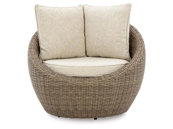 Signature Design by Ashley – Danson Swivel Lounge W/Cushion (Set of 2) in Beige – P505-821