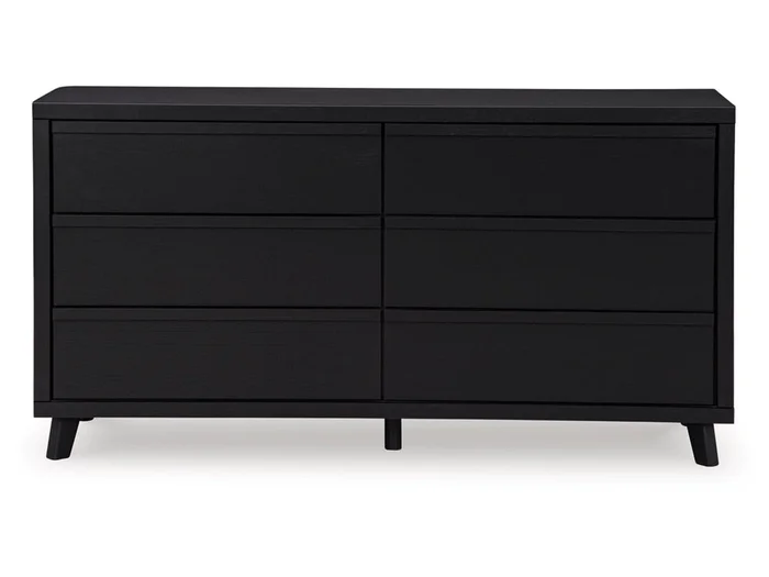 Signature Design by Ashley – Danziar Six Drawer Dresser in Black – B1013-231