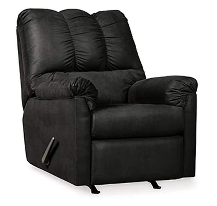 Signature Design by Ashley – Darcy Rocker Recliner in Black – 7500825