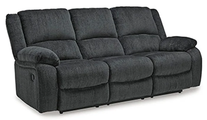 Signature Design by Ashley – Draycoll Reclining Sofa in Slate – 7650488