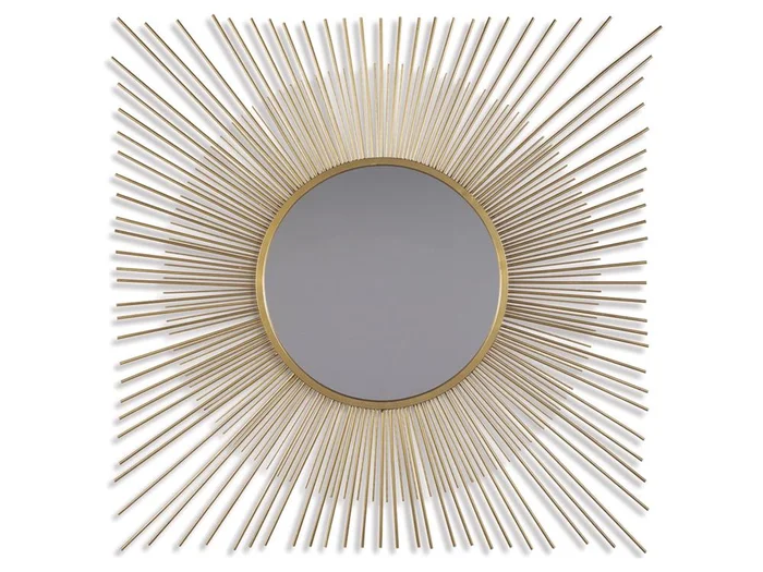 Signature Design by Ashley – Elspeth Accent Mirror in Gold Finish – A8010124