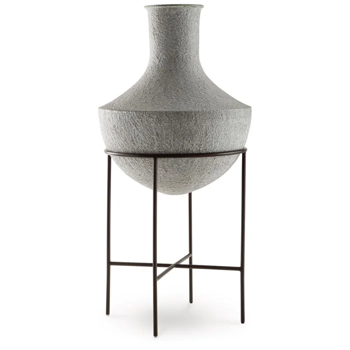 Signature Design by Ashley – Estonbank Vase in Distressed Cream – A2000747