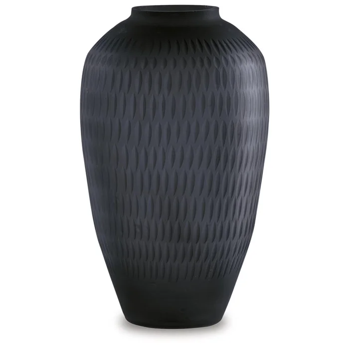 Signature Design by Ashley – Etney Vase in Slate – A2000509