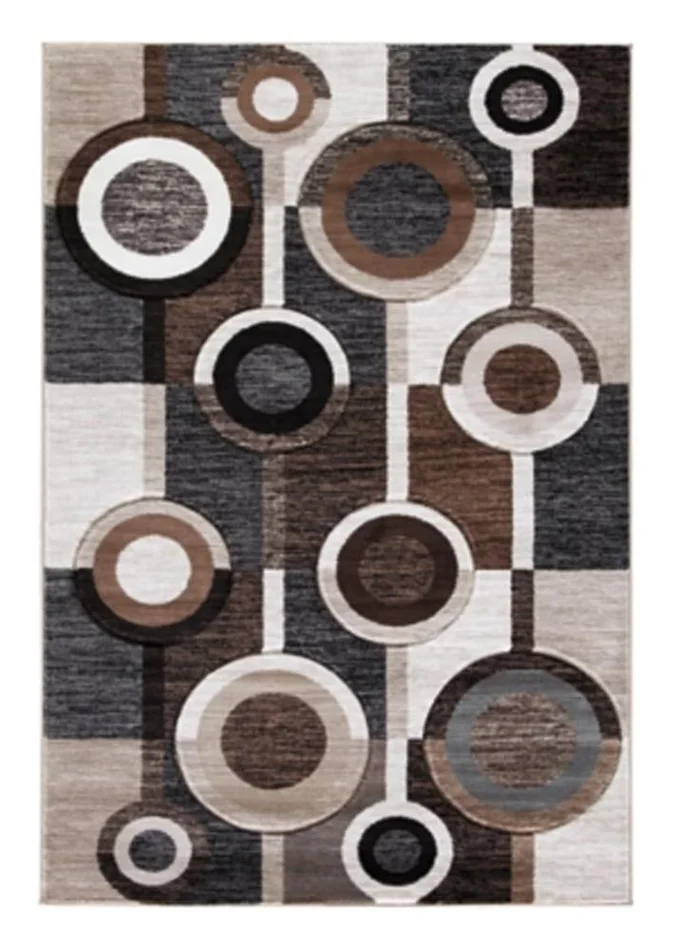 Signature Design by Ashley – Guintte Medium Rug in Black/Brown/Cream – R403972