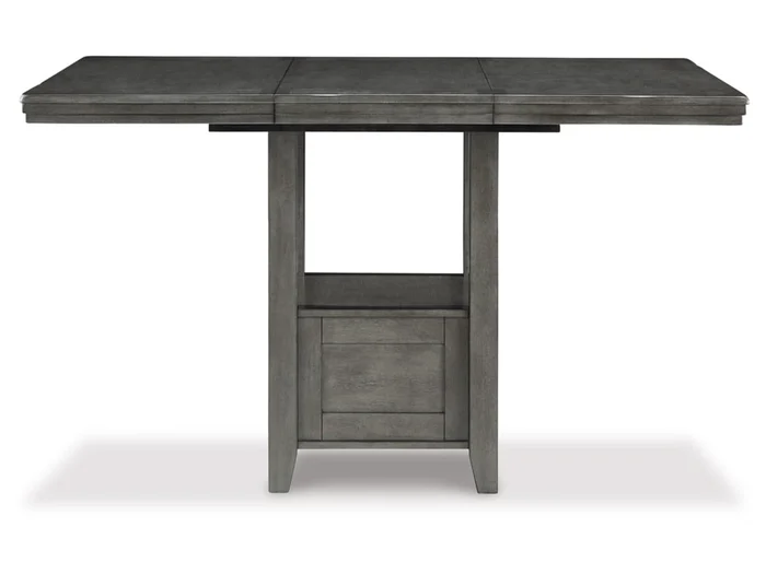 Signature Design by Ashley – Hallanden RECT DRM Counter EXT Table in Gray – D589-42