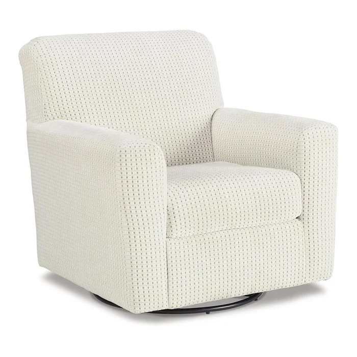 Signature Design by Ashley – Herstow Swivel Gloder Accent Chair in Ivory – A3000365